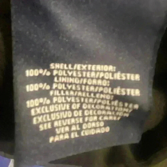 Mens NordiacTrack fleece lined jacket with adjustable hood front zipper size LG - Picture 15 of 16